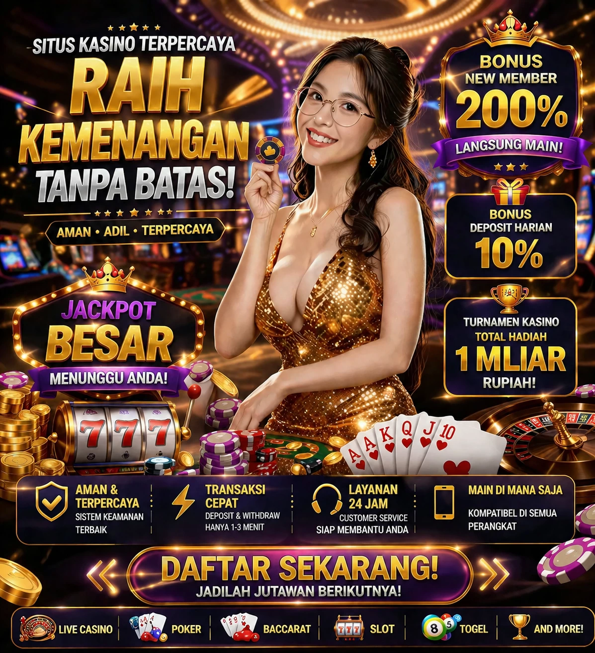 Roleta e blackjack ad777